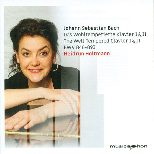 the album cover for J Bach S / Holtmann - Well-Tempered Clavier I & II