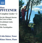 the album cover for Pfitzner / Balzer / Simon - Complete Lieder 2