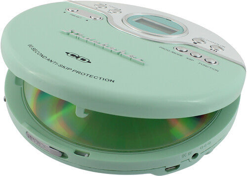 Studebaker SB3703MW Joggable Personal CD Player (Mint Green/White)