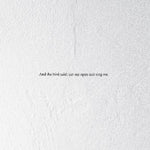 the album cover for Prairie - Bird Said: Cut Me Open And Sing Me [Clear Vinyl] [180 Gram]