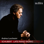 the album cover for Schubert / Lucchesini - Late Piano Works 3