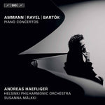 the album cover for Ammann / Haefliger / Malkki - Piano Concertos
