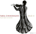 the album cover for Kurtag / Zimmermann - Solo II
