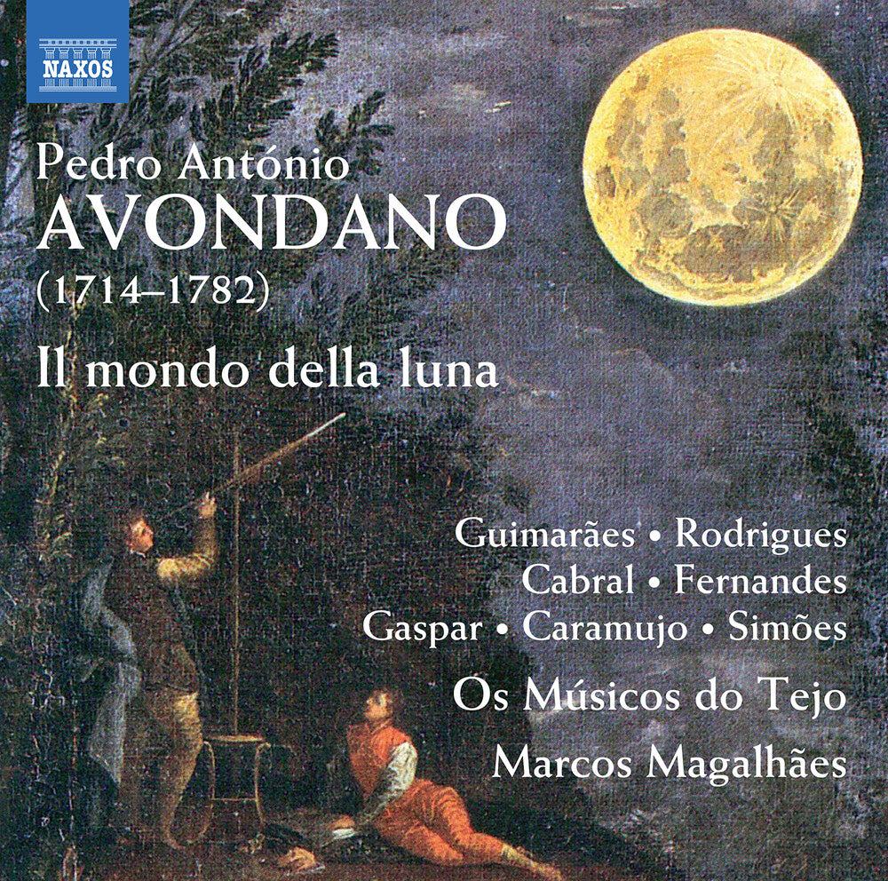the album cover for Avondano / Os Musicos Do Tejo / Magalhaes - Il Mondo Della Luna