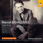 the album cover for Mihalovici / Rubenstein - Piano Music