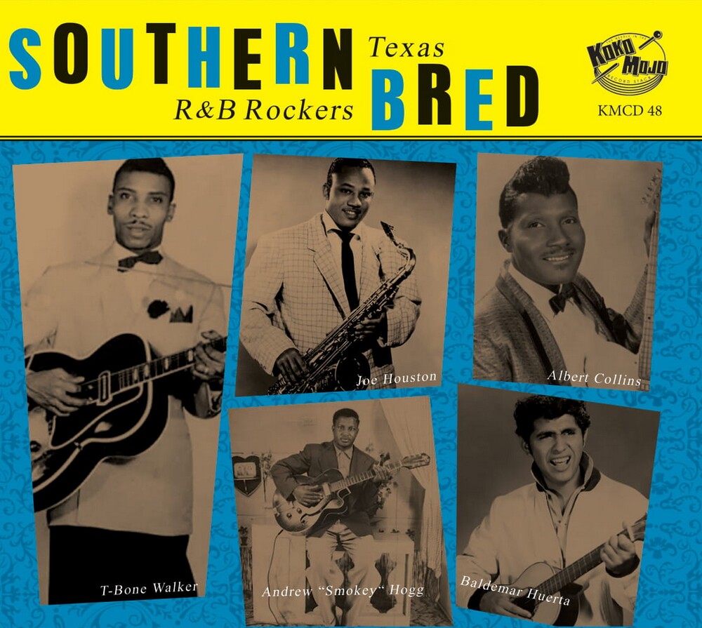 the album cover for Southern Bred 10 Texas R&B Rockers / Various - Southern Bred 10 Texas R&b Rockers (Various Artists)