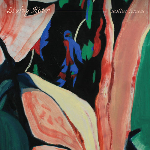 the album cover for Living Hour - Softer Faces
