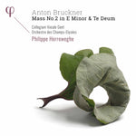 the album cover for Bruckner / Collegium Vocale Gent / Herreweghe - Mass 2 in E Minor