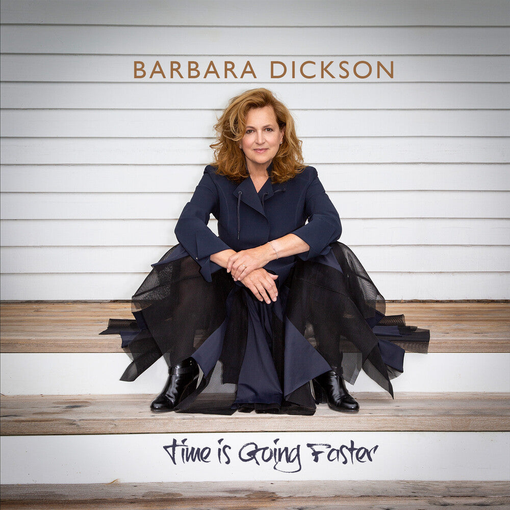 the album cover for Barbara Dickson - Time Is Going Faster