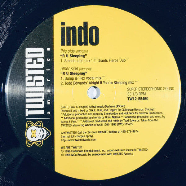 Indo : R U Sleeping? (12")