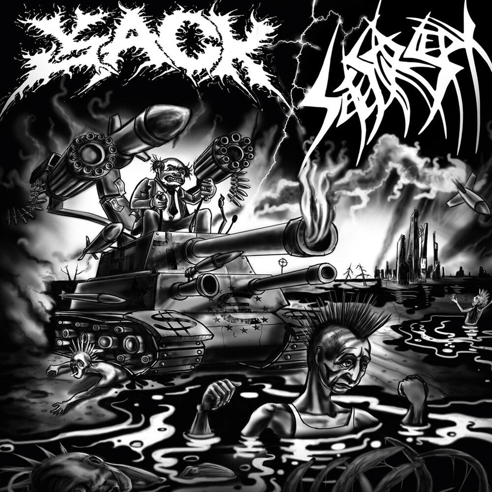 the album cover for Jack & Sete Star Sept - Split