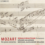 the album cover for Mozart / Brautigam / Willens - Complete Piano Concertos