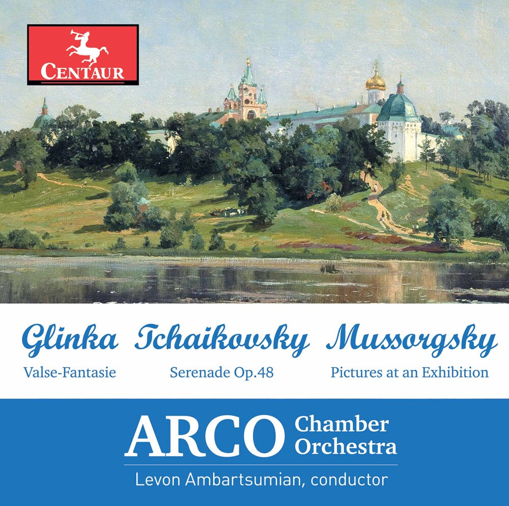 the album cover for Glinka / Ambartsumian / Arco Chamber Orch - Valse-Fantasie / Serenade
