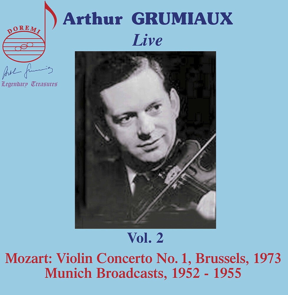 the album cover for Beethoven / Grumiaux / Altmann - Arthur Grumiaux Live 2