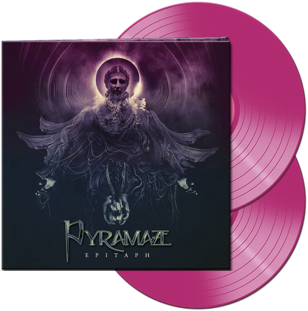 the album cover for Pyramaze - Epitaph [Indie Exclusive] (Transparent Violet) [Colored Vinyl] (Gate)