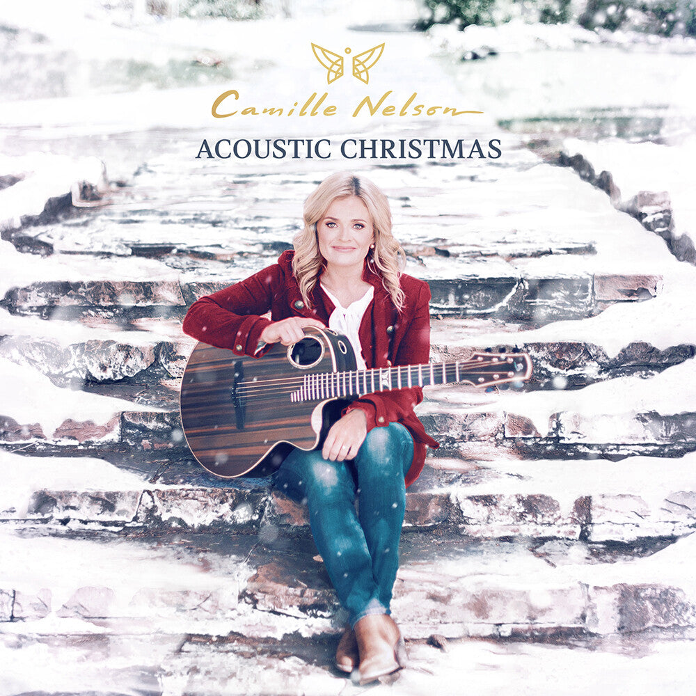 the album cover for Camille Nelson - Acoustic Christmas