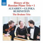 the album cover for Alyabiev / Brahms Trio - History of the Russian 1