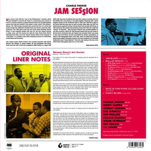 Charlie Parker - Jam Session [Vinilo azul de 180 gramos] (Vinilo)