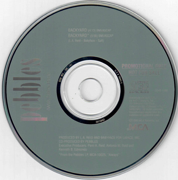 Pebbles With Salt-N-Pepa* : Backyard (CD, Single, Promo)