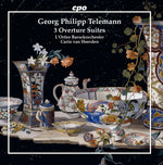 the album cover for Telemann / Lorfeo Barockorchester - 3 Overture Suites