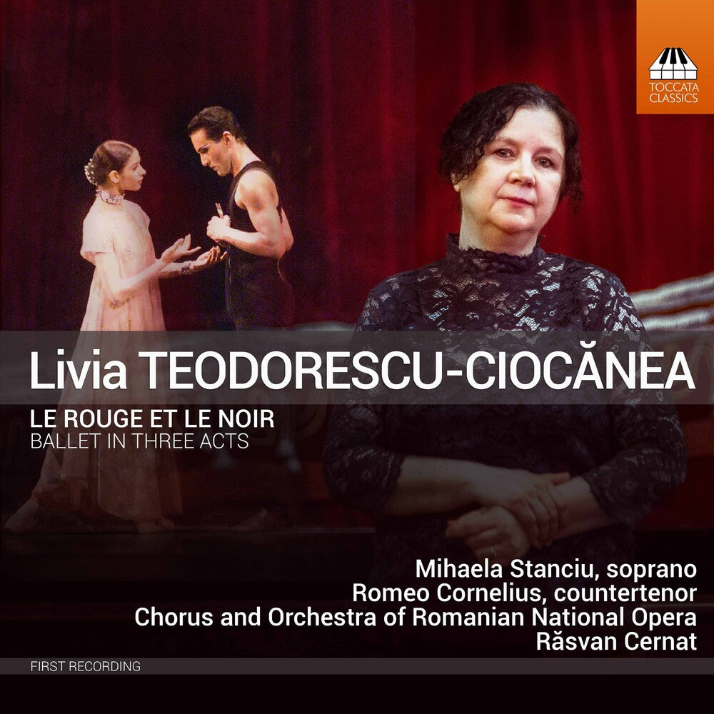 the album cover for Teodorescu-Ciocanea / Stanciu / Cernat - Le Rouge Et Le Noir