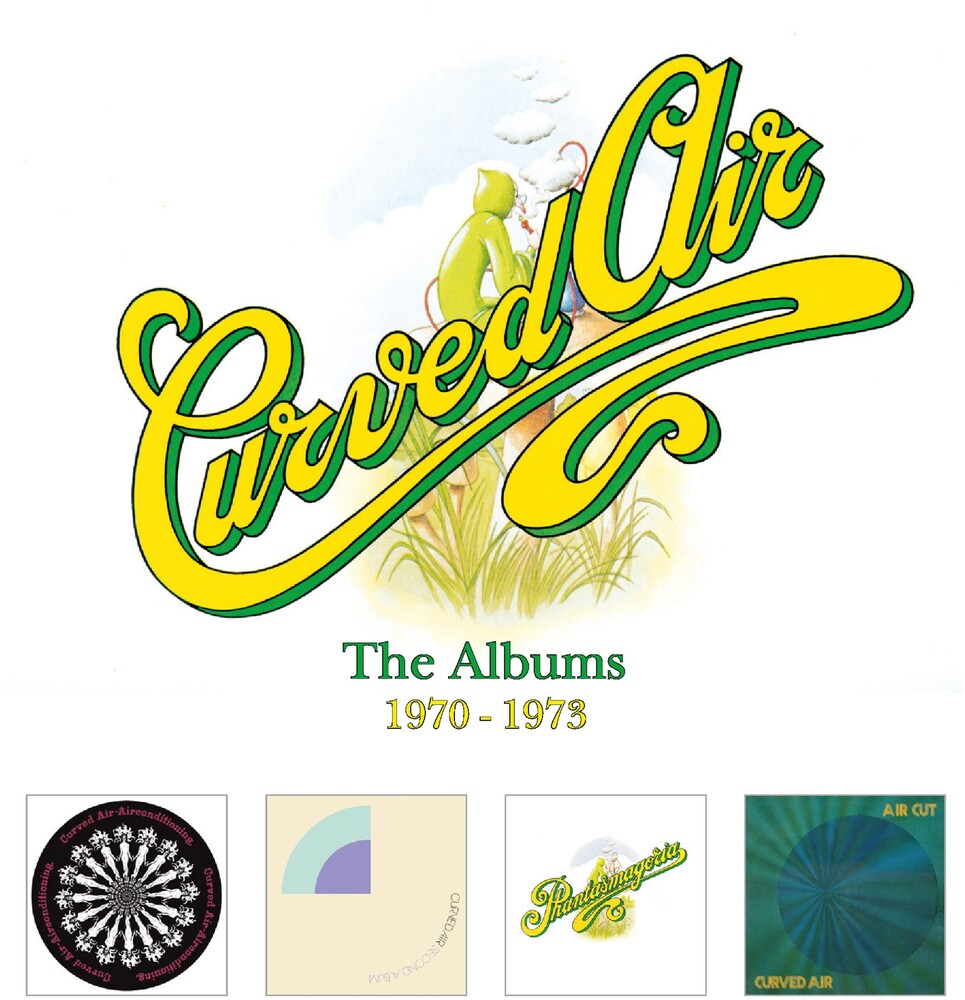 the album cover for Curved Air - Albums 1970-1973 [Remastered] (Uk)