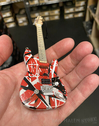 EVH Eddie Van Halen Frankenstein Guitar Holiday Ornament