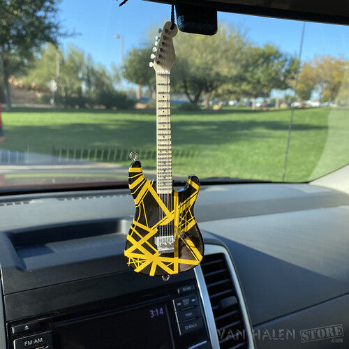 EVH Eddie Van Halen VH2 Bumblebee Guitar Holiday Ornament