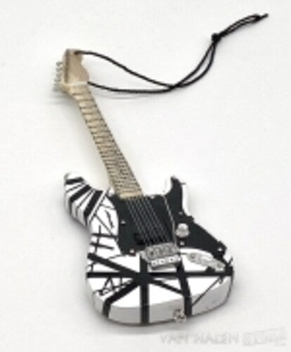 EVH Eddie Van Halen Black & White Guitar Holiday Ornament