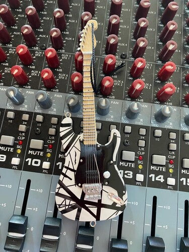 EVH Eddie Van Halen Black & White Guitar Holiday Ornament