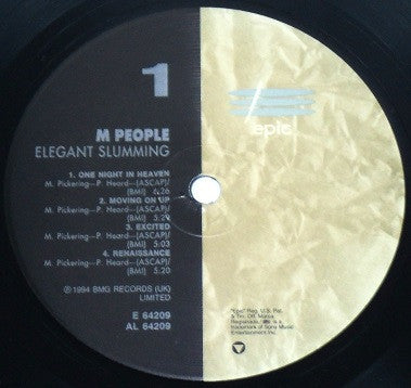 M People : Elegant Slumming (LP, Album)