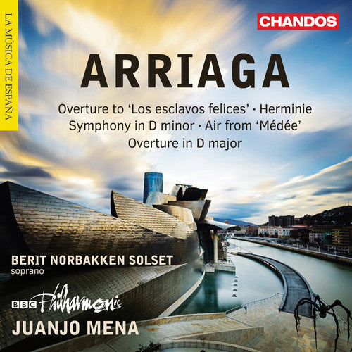 the album cover for Arriaga / Berit Solset / Bbc Philharmonic - Symphony in D Minor / Herminie
