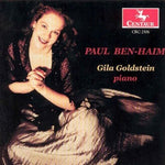 the album cover for Ben-Haim / Goldstein - Sonatina Op 38 1946