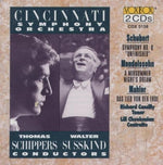 the album cover for Thomas Schippers - Schubert Mendelssohn Mahler