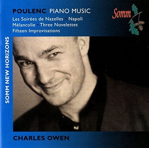 the album cover for Charles Owen/ Poulence - Owens Performs Piano Music Of Francis Poulenc