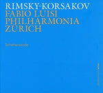 the album cover for Rimsky-Korsakov / Luisi / Phil Zurich - Scheherazade