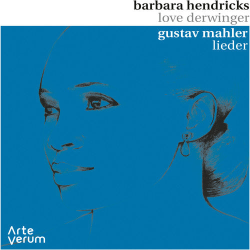 the album cover for Mahler / Hendricks / Derwinger - Lieder