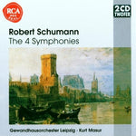 the album cover for Schumann / Leipzig Gewandhaus Orch / Masur - 4 Symphonies