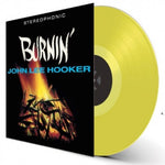 the album cover for John Lee Hooker - Burnin [Colored Vinyl] [180 Gram] (Ylw) (Spa)