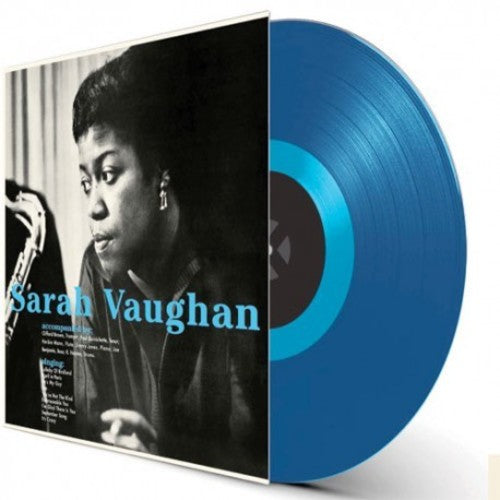 the album cover for Sarah Vaughan - Sarah Vaughan With Clifford Brown (Blue) [Colored Vinyl]
