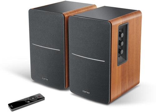 Edifier R1280Ts Powered Bookshelf Speakers - 42 Watts (Walnut)