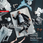 the album cover for Martijn Cornet/ Ragazze Quartet - Schubert: Winterreise (Arr. Wim ten Have)