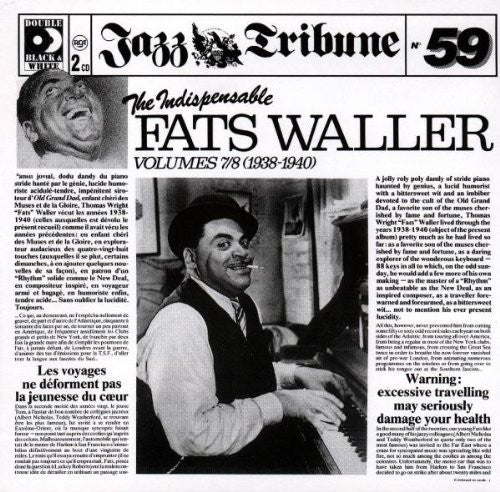 the album cover for Waller, Fats / Waller, Fats - Jazz Tribune 59