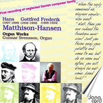 the album cover for Gunnar Svensson - Organ Music By Mathhais-Hansen