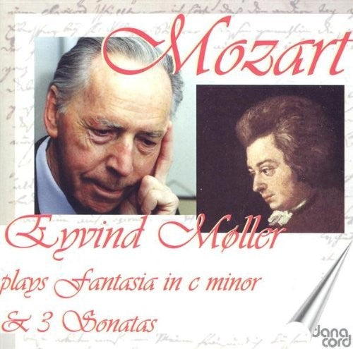the album cover for Mozart / Moller - Moller Plays Mozart