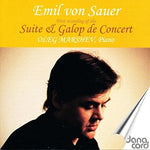 the album cover for Emil SauerVon / Marshev - Piano Music