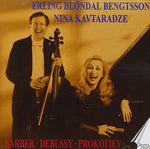 the album cover for Debussy / Barber / Prokofiev / Kavtaradze - Cello Sonatas