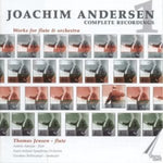 the album cover for Anderson / Jensen / Adorjan / Bellincampi - Works For Flute & Orchestra