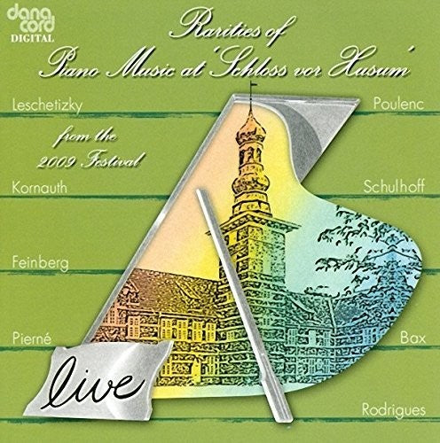 the album cover for Poulenc / Bax / Feinberg / Powell / Pascal - Rarities Of Piano Music 2009