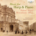 the album cover for Mercadante / Pasetti / Gioiosa - Music for Harp & Piano